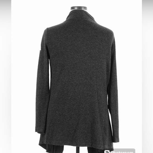Curfew gray open long cardigan size large - Picture 2 of 6